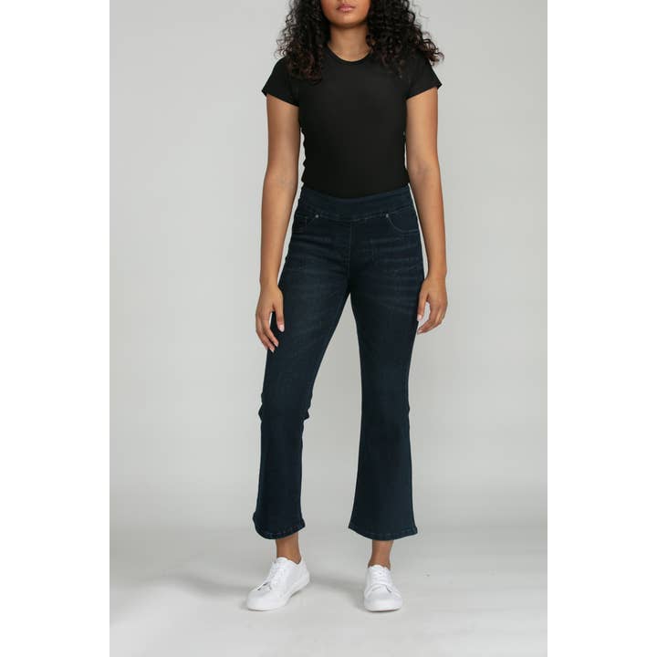 Bluberry Denim Ministiefel Leg Rinse Waschung Meaghan für den Großhandel von Bluberry Denim