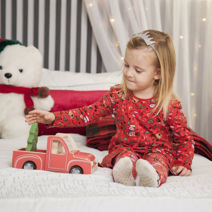 ODEAS – Großhandel Holzspielzeug – Kinder – Holz-Spielzeugauto Pickup