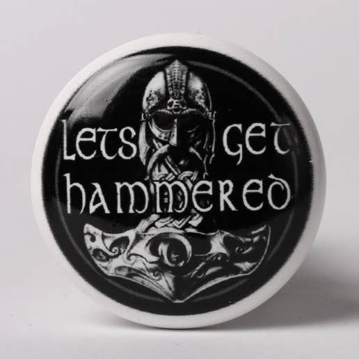 Let's Get Hammered (Bottle Stopper) for wholesale by Alchemy England