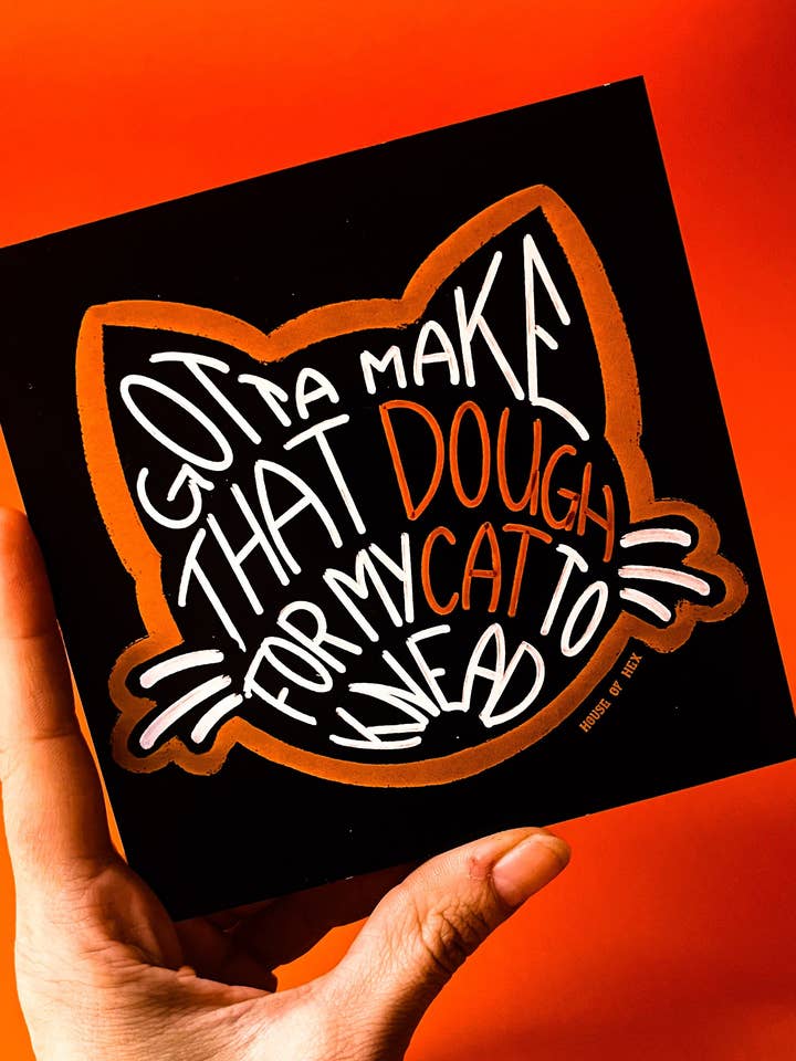 Work for my cat Print for wholesale by House of Hex