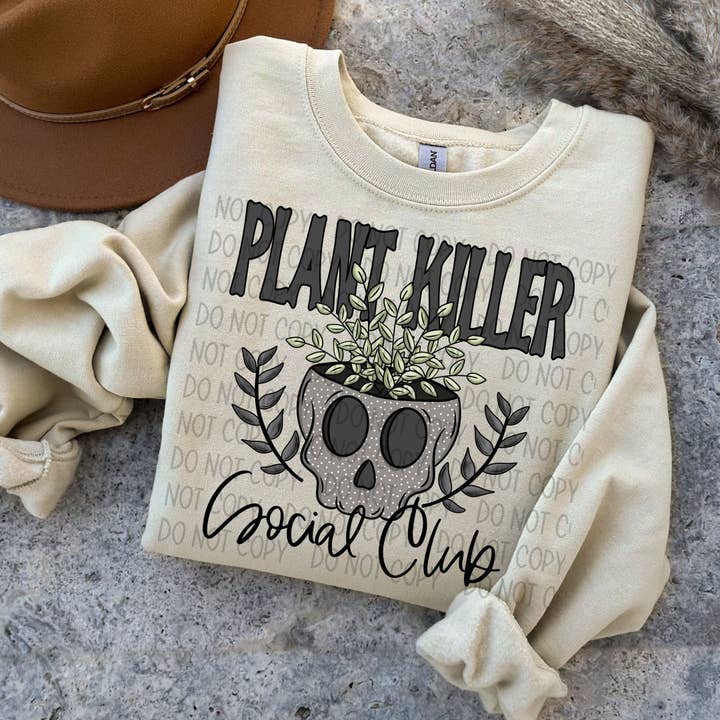 Plant Killer Social Club DTF Print for wholesale by Simple Tymes