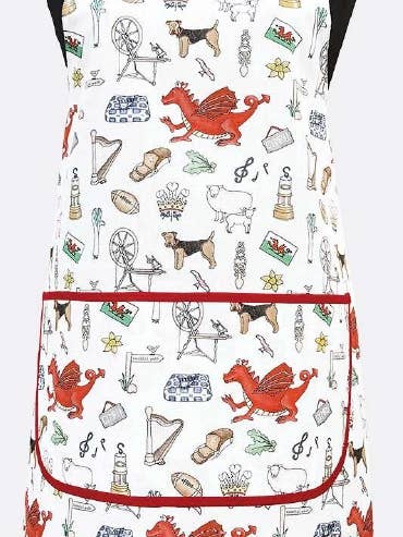 Keepsake Wales Cotton Apron for wholesale by Samuel Lamont and Sons