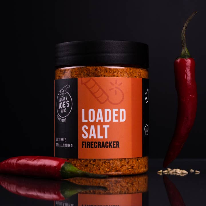 Firecracker Loaded Salt for wholesale by Smokey Joe’s Rubs