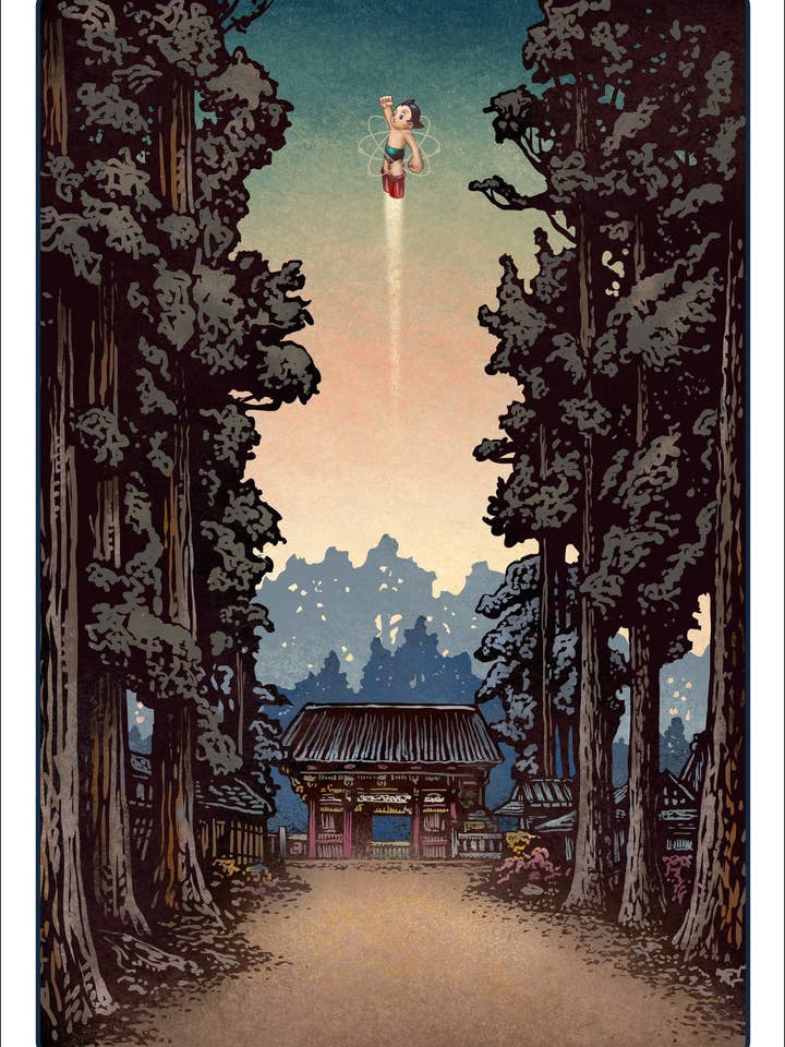 Mighty Atom Soul of the Machine print-13" x 19" for wholesale by ChetArt