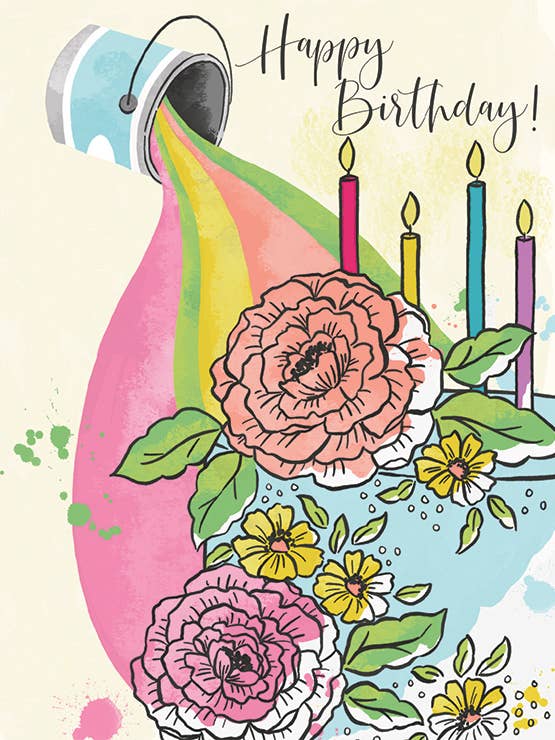 FC056B PLUS COLORÉ - ANNIVERSAIRE A2 pour la vente par Fun Folks