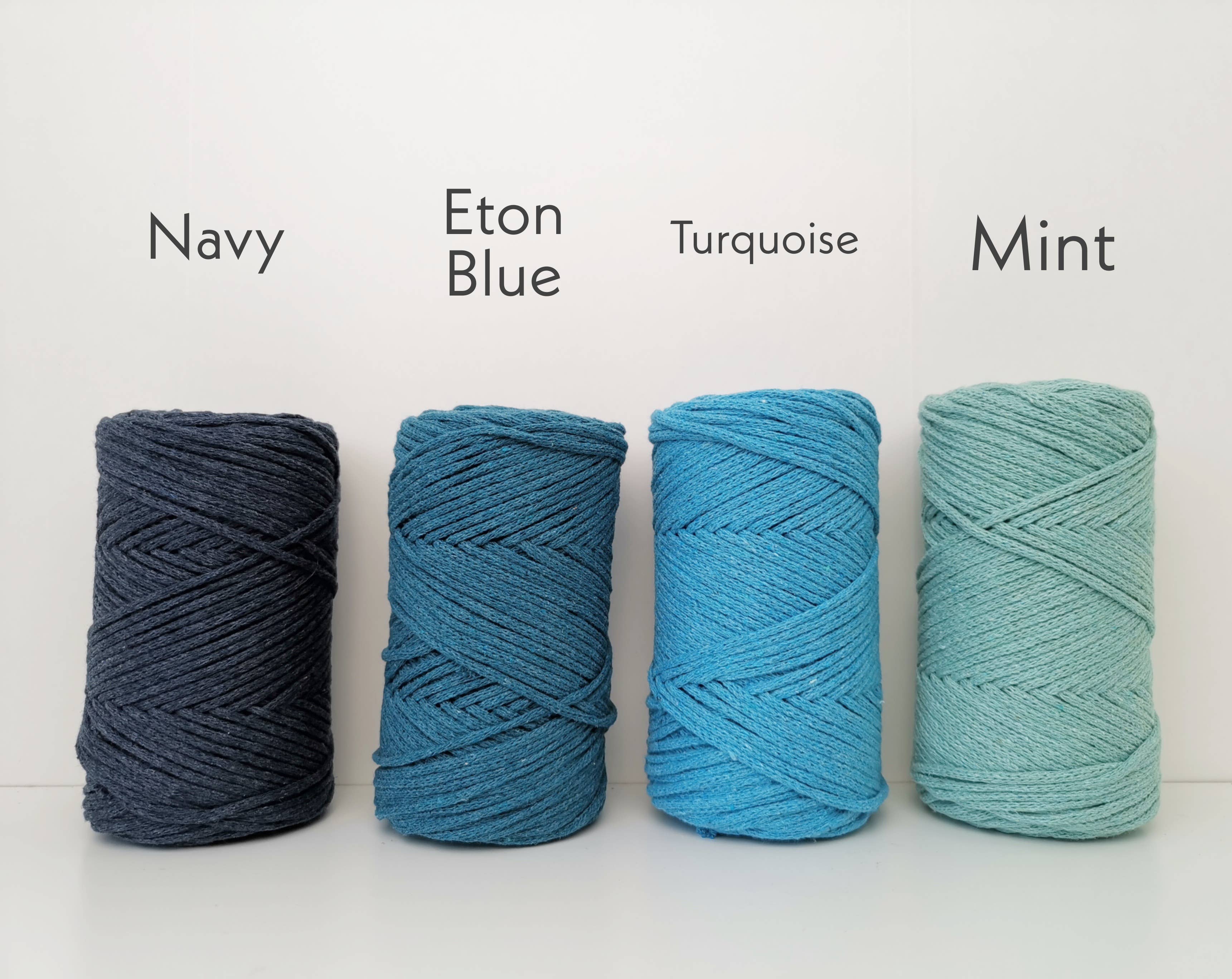 Buluty – wholesale Craft supplies – 3mm BRAIDED SOFT COTTON CORD, Macrame String, Macrame Cotton1