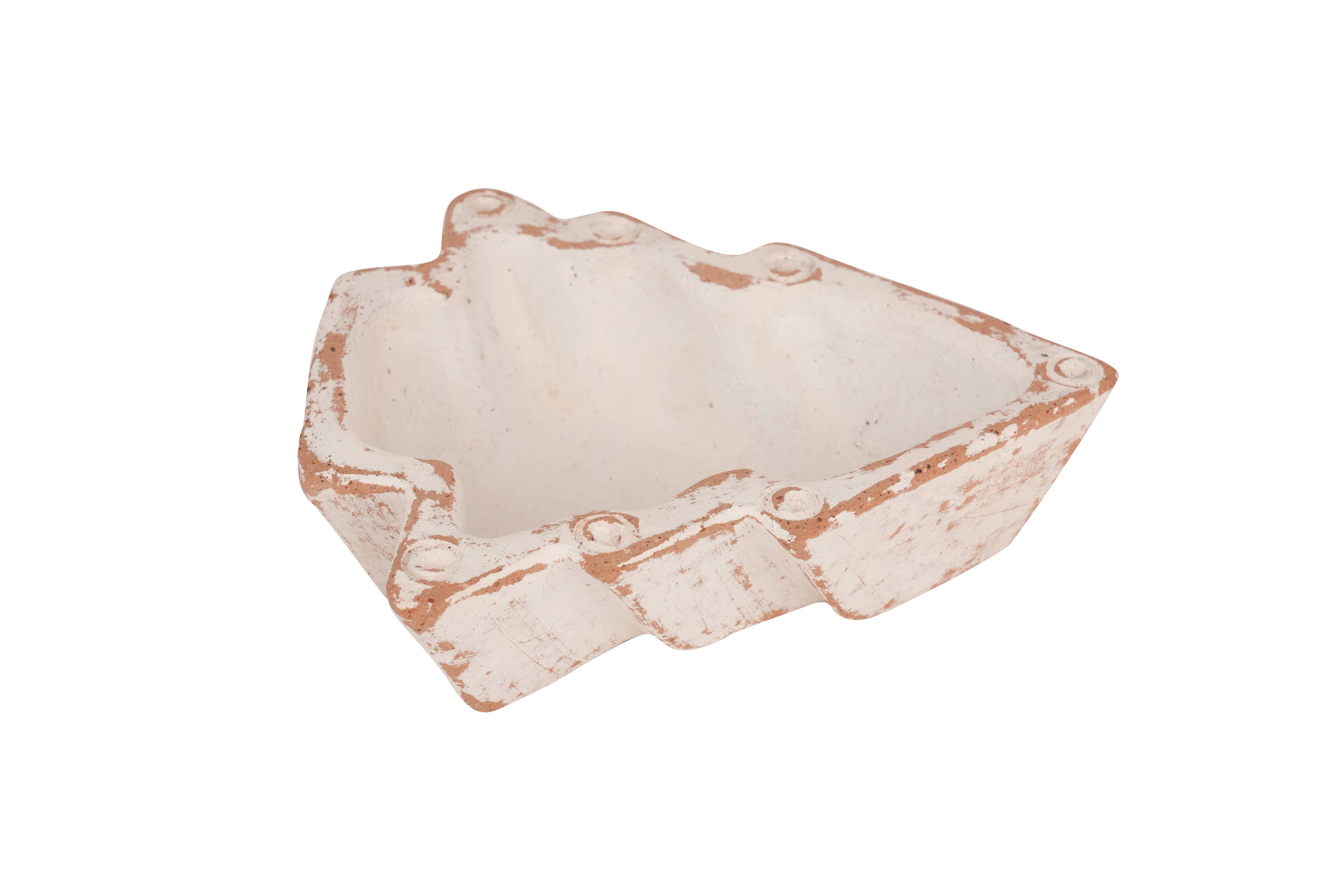 My Amigos Imports - Wholesale Candle Holder - Christmas Tree Clay Vessel-Candle Ready-9x8 inch-3 Color-NEW10