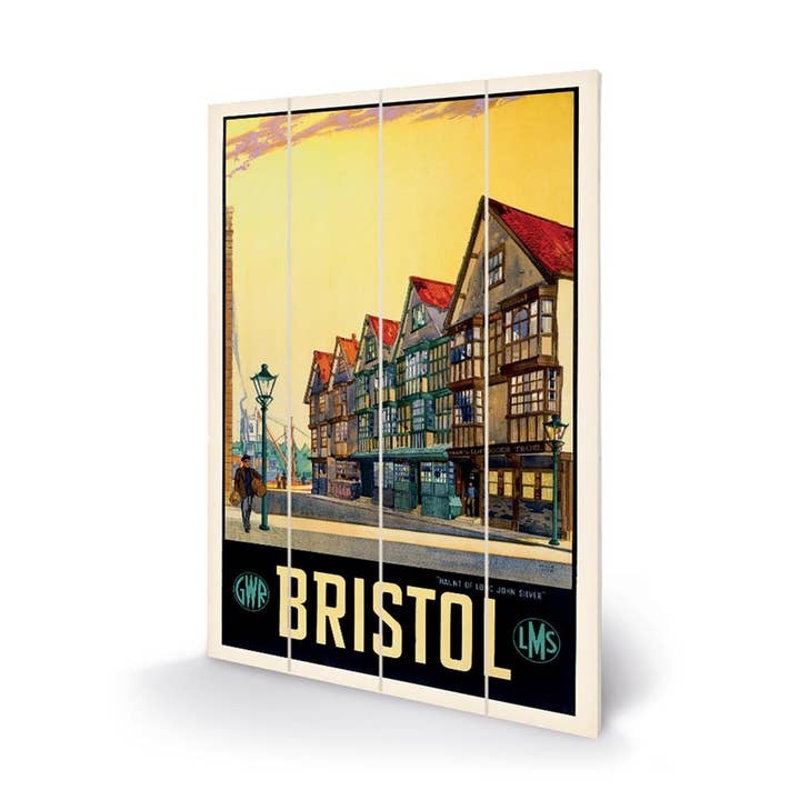 The Art Group – wholesale Art print – Bristol (3) Wooden Wall Art