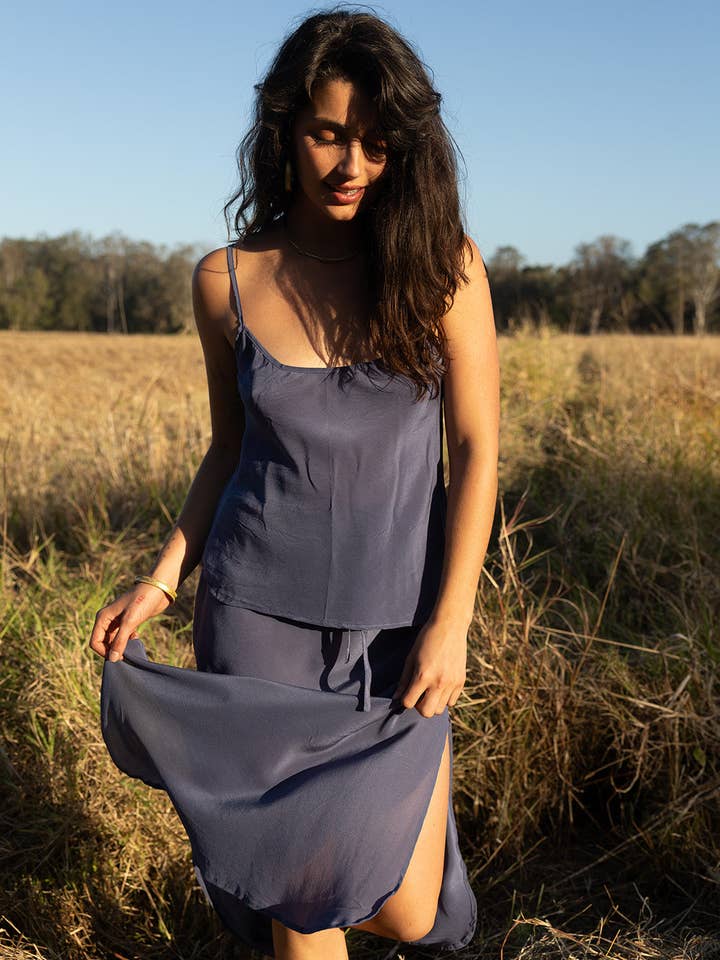 Silk Cami - Vintage Indigo for wholesale by IDIS