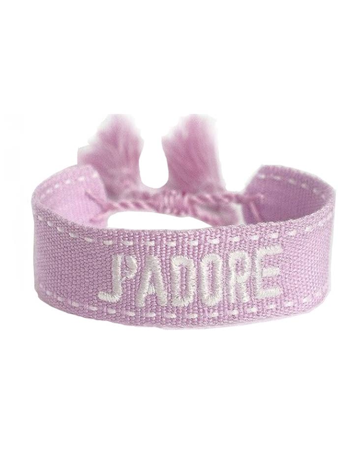 Armband J'ADORE rosa für den Großhandel von Stella Cove