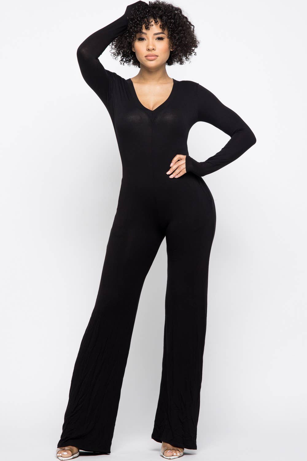Boswell - Wholesale Jumpsuit - Women's - Bellbottom Jumpsuit With Side Pockets8