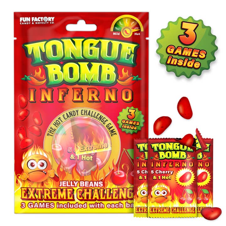 I Got Your Candy - Wholesale Hard Candy - Tongue Bomb Inferno Candy Shipper - 48ct