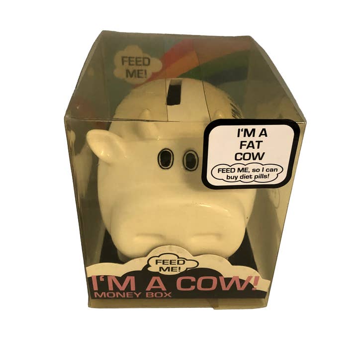 The Diabolical Gift People - Novelty Gifts, Mother's Day - Wholesale Money/Piggy Bank - Piggy Bank- Im a Fat Cow