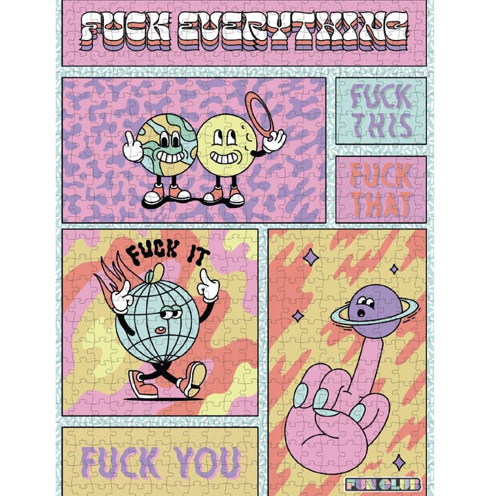 FUN CLUB - Wholesale Puzzle - Adult - Fuck Everything Puzzle (funny)