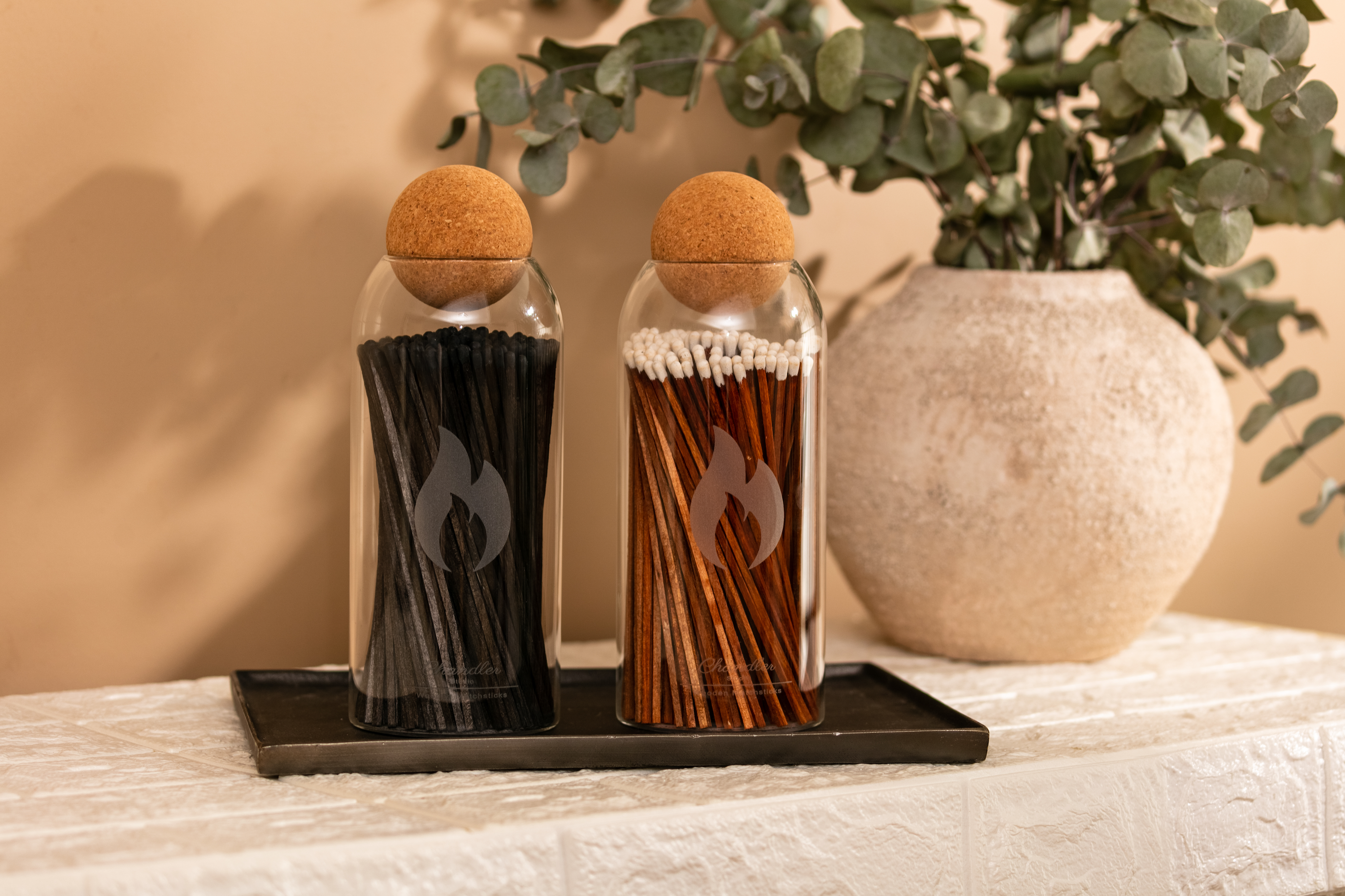 Chandler Studio - Wholesale Matches - Fireplace - Candle Matches | Apothecary Glass Bottle2