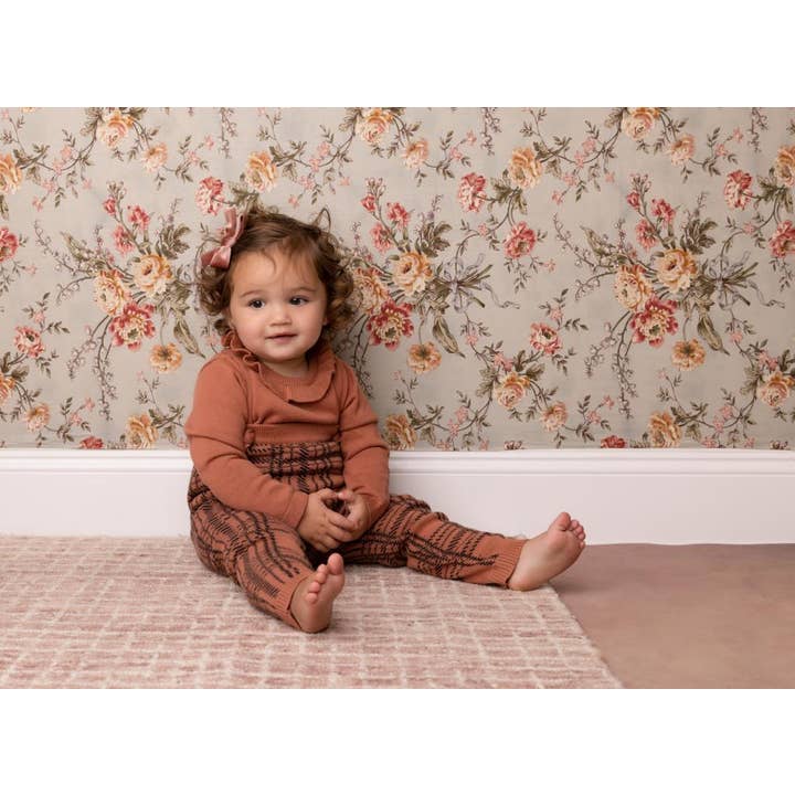 Plaid Knit Romper for wholesale by Tricot Bebe