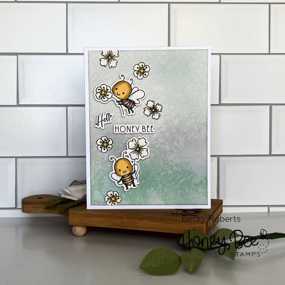 Honey Bee Stamps - Vendita all'ingrosso Timbro in gomma/decorativo - Dolce Ape - Set di Timbri in Fotopolimero 4x65
