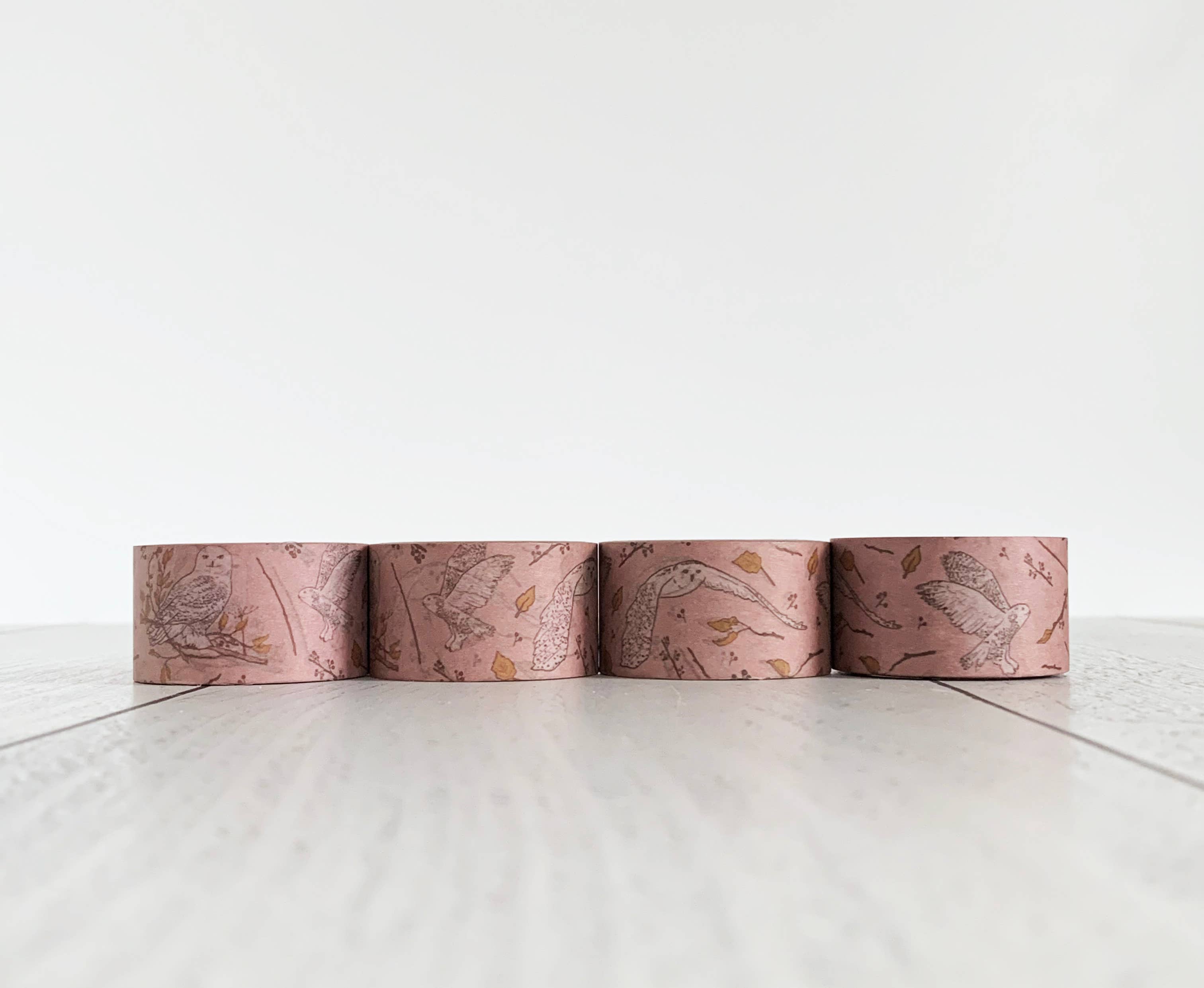 Corvidae drawings & designs - Wholesale Washi Tape - Snowy Owl Washi Tape4