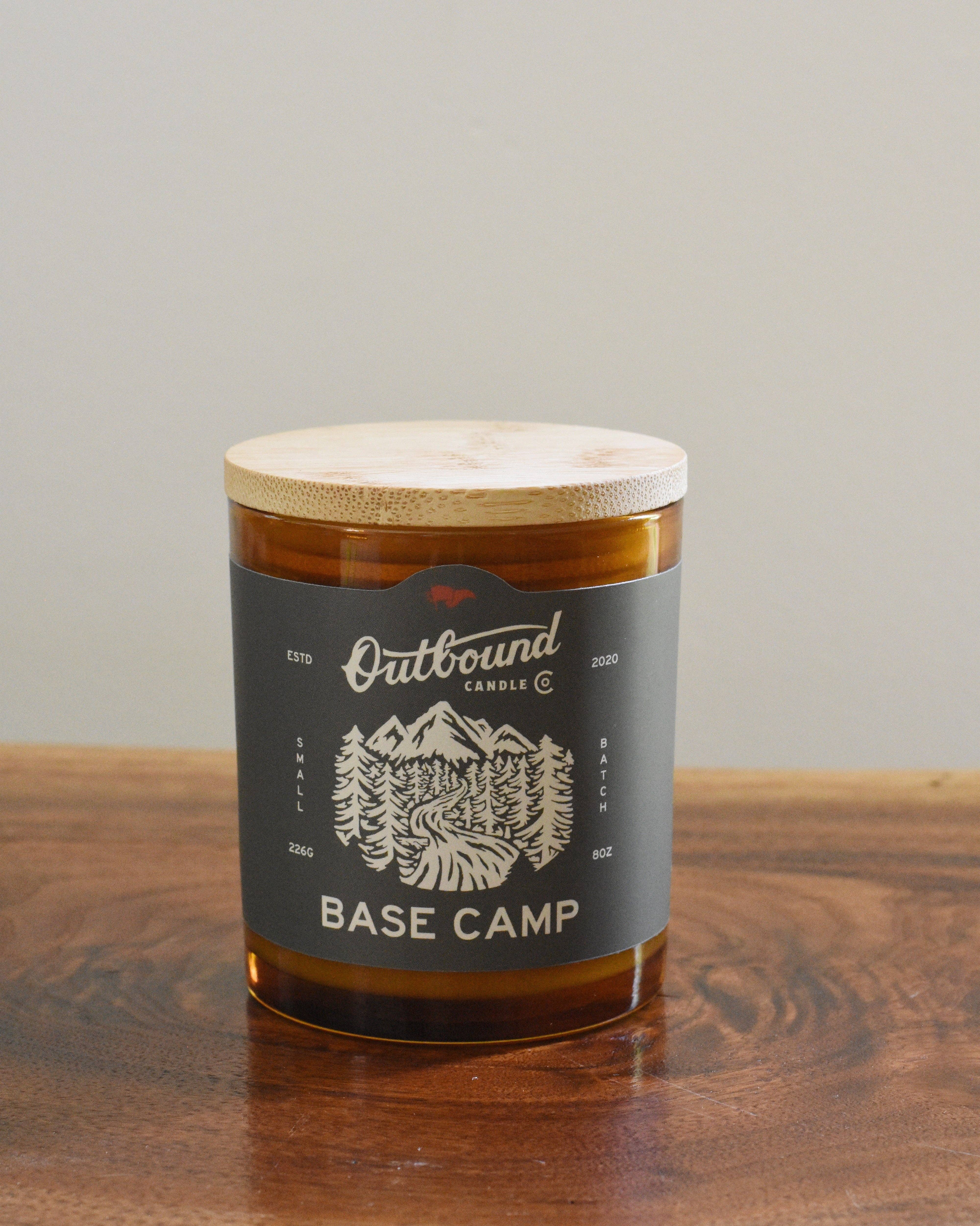 Outbound Candle Co. - Wholesale Jar/Filled Candle - BASE CAMP | 8oz Candle