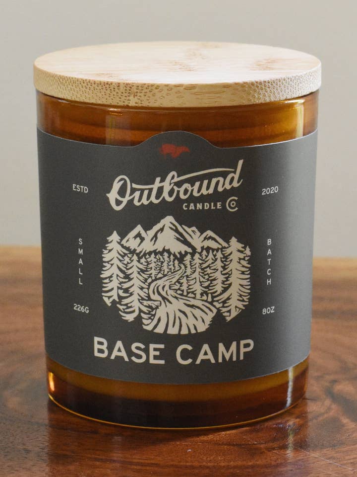 BASE CAMP | Bougie 8oz pour la vente par Outbound Candle Co.