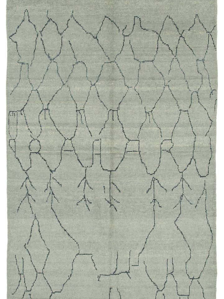 Tappeto Marocchino Grigio 6x9 - 39709 per la vendita all'ingrosso da parte di RUG N CARPET