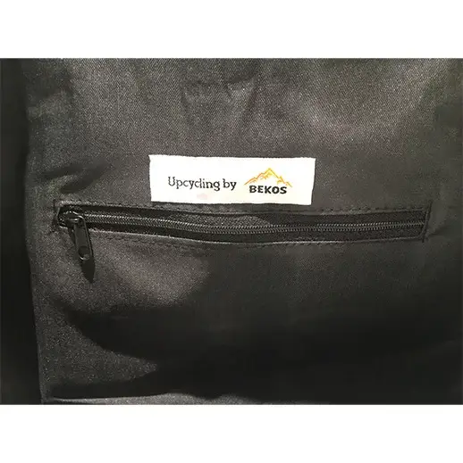 Upcycling by Bekos - Vente Sac à bandoulière – unisexe - Sac à dos messager en upcycling fabriqué à partir de sacs de ciment recyclés5