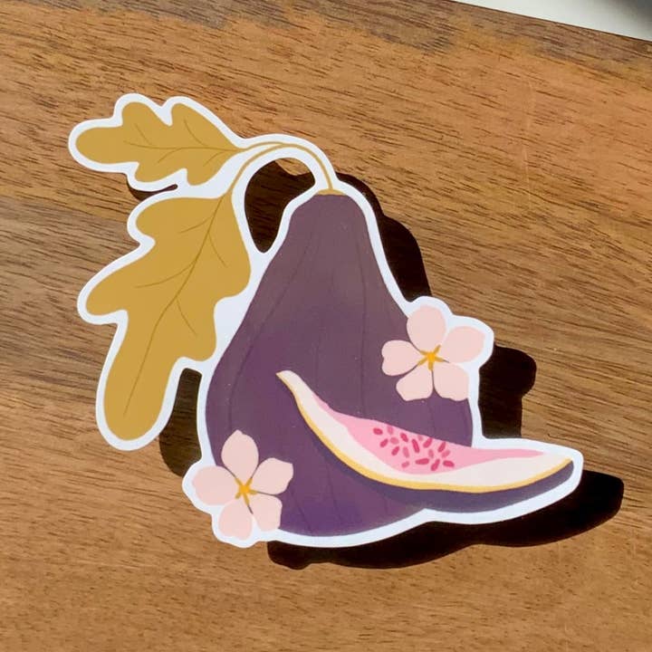 Wild Fig Sticker for wholesale by Pajarita Paper Co