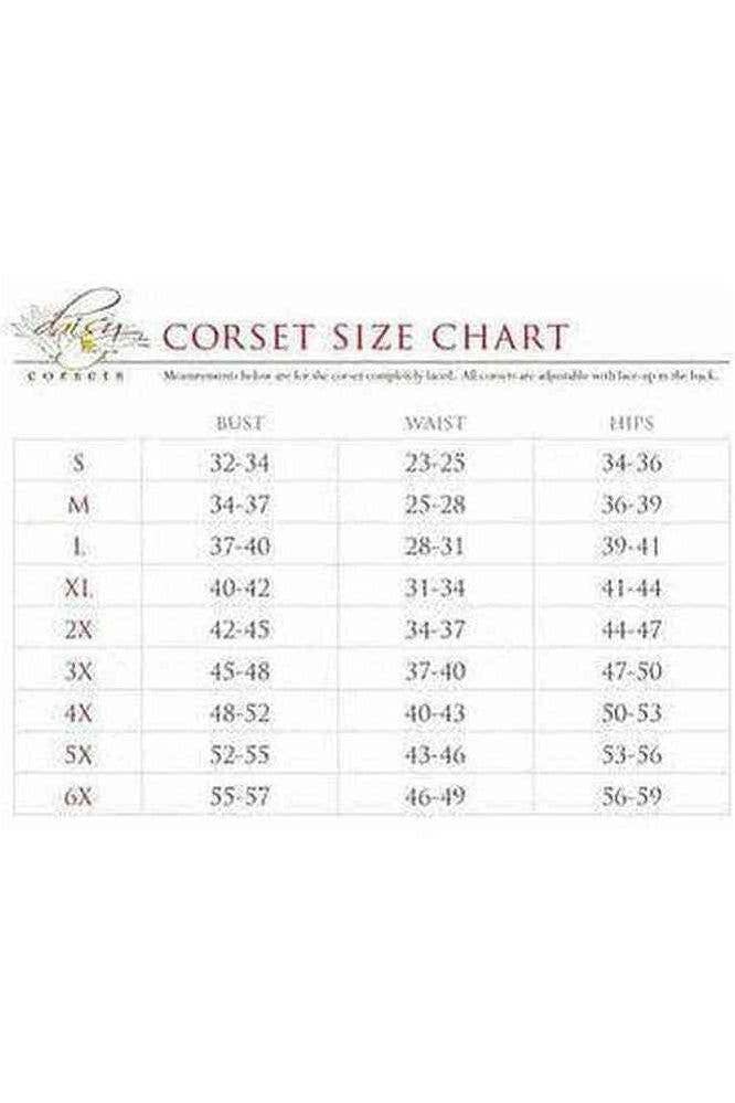 Daisy Corsets – wholesale Corset – Women′s – Lavish Black Collared Front Zipper Corset2