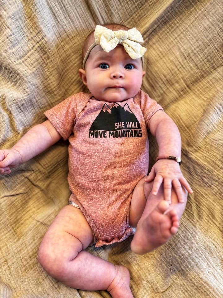 Made of Mountains - Wholesale Bodysuit (Non-Footed) - Baby - She Will Onesie1