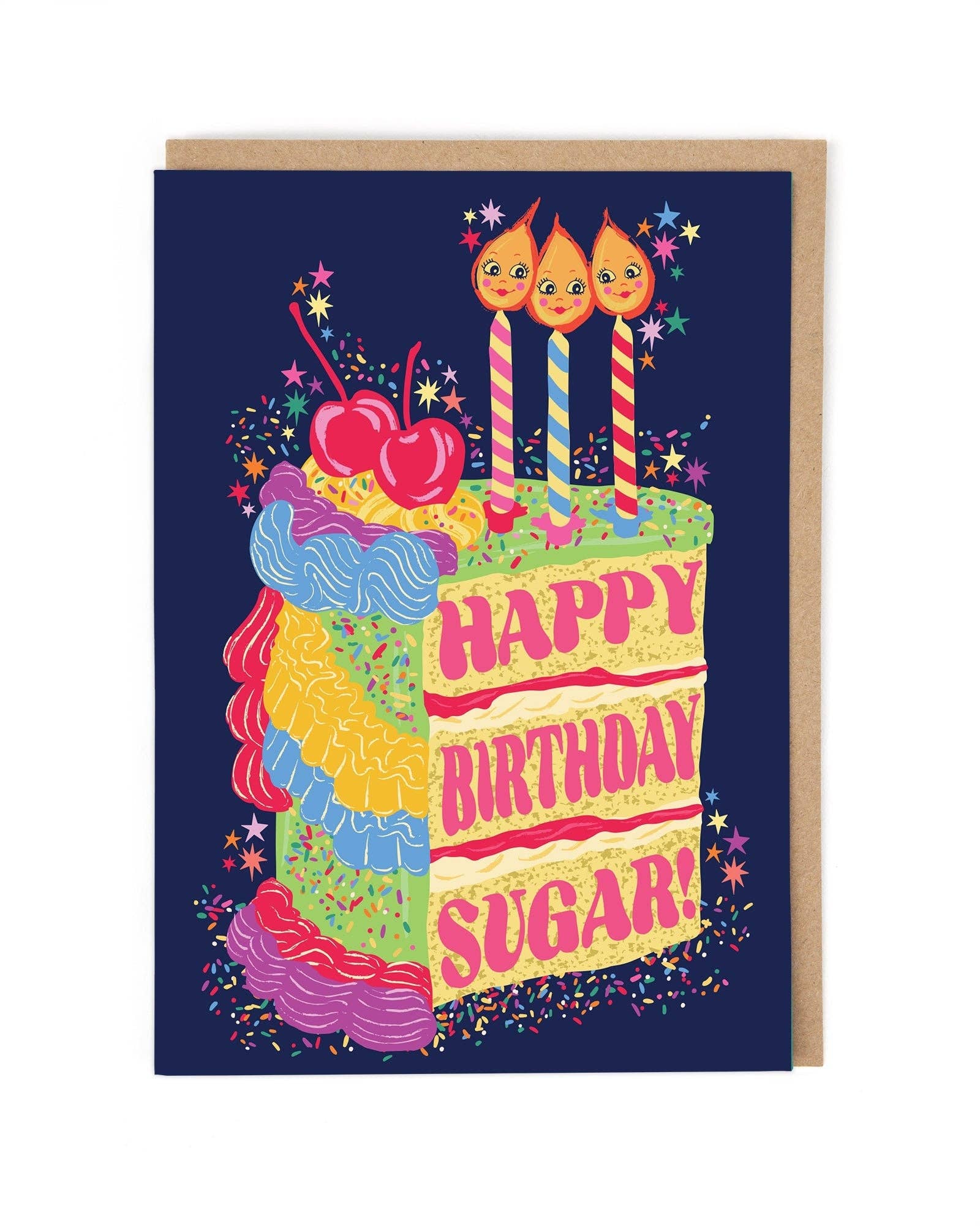 HAPPY BIRTHDAY SUGAR for wholesale by Cath Tate Cards