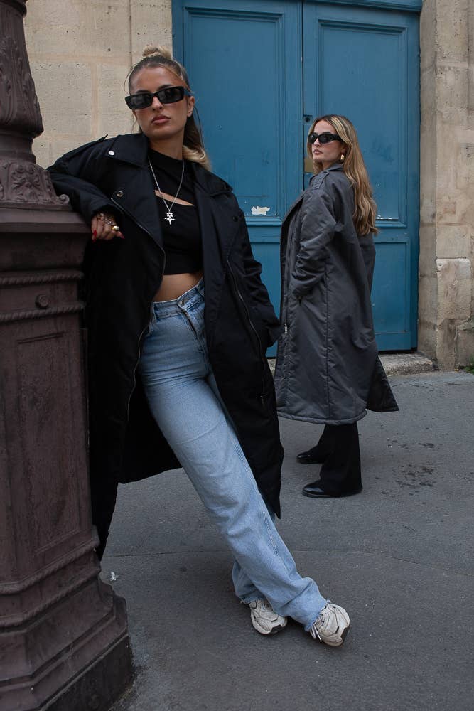 KZELL PARIS - Vendita all'ingrosso Parka - Donna - Trench impermeabile trapuntato3