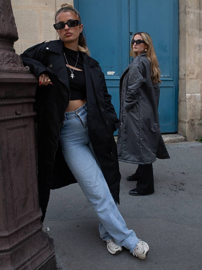 KZELL PARIS - Vendita all'ingrosso Parka - Donna - Trench impermeabile trapuntato3