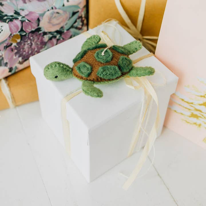 Christmas Turtle Ornament - Handmade Coastal Christmas Gift and other Purchase Wholesale turtle ornament. Free Returns & Net 60 Terms on Faire trending on Faire.