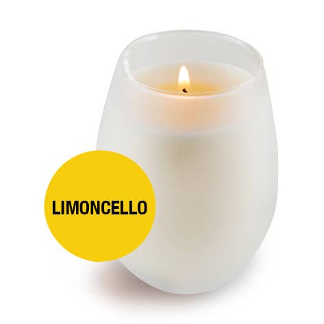 Limoncello Bambina Candle for wholesale by Saluté by Sempre Beve
