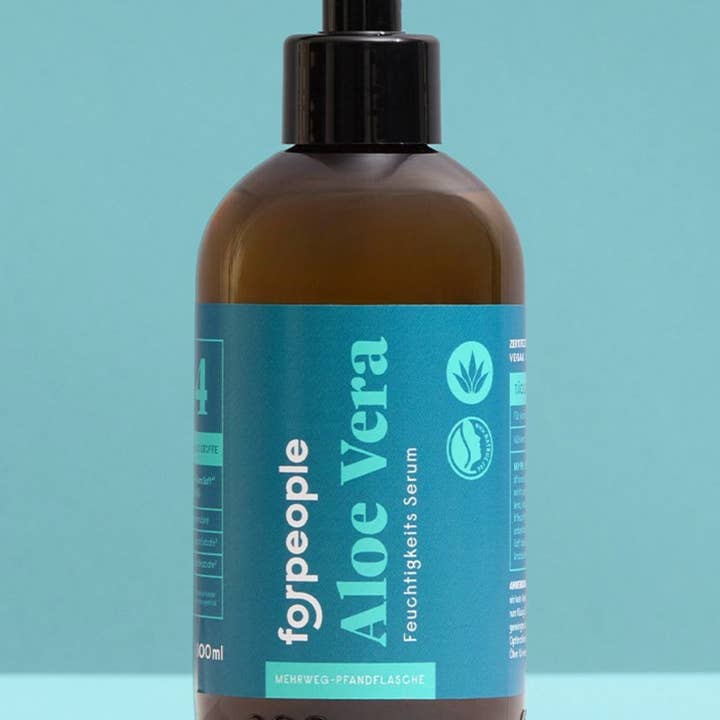 forpeople skincare GmbH - Wholesale Facial Serum/Concentrate - Aloe Vera Serum 99.6% - Pump Bottle6