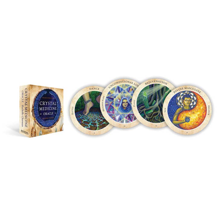ROCKPOOL PUBLISHING - Wholesale Tarot Cards - Crystal Medicine Oracle: 33 Full-Color Cards & Guidebook