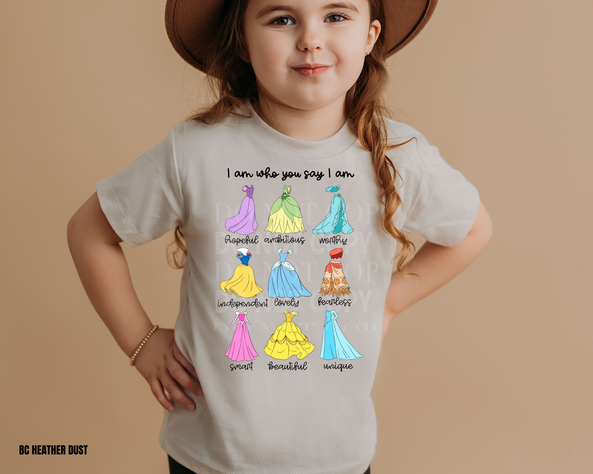 Cash & Drix Wholesale - Vente T-shirt sérigraphié – enfant - Je suis qui tu dis que je suis - Princesse0