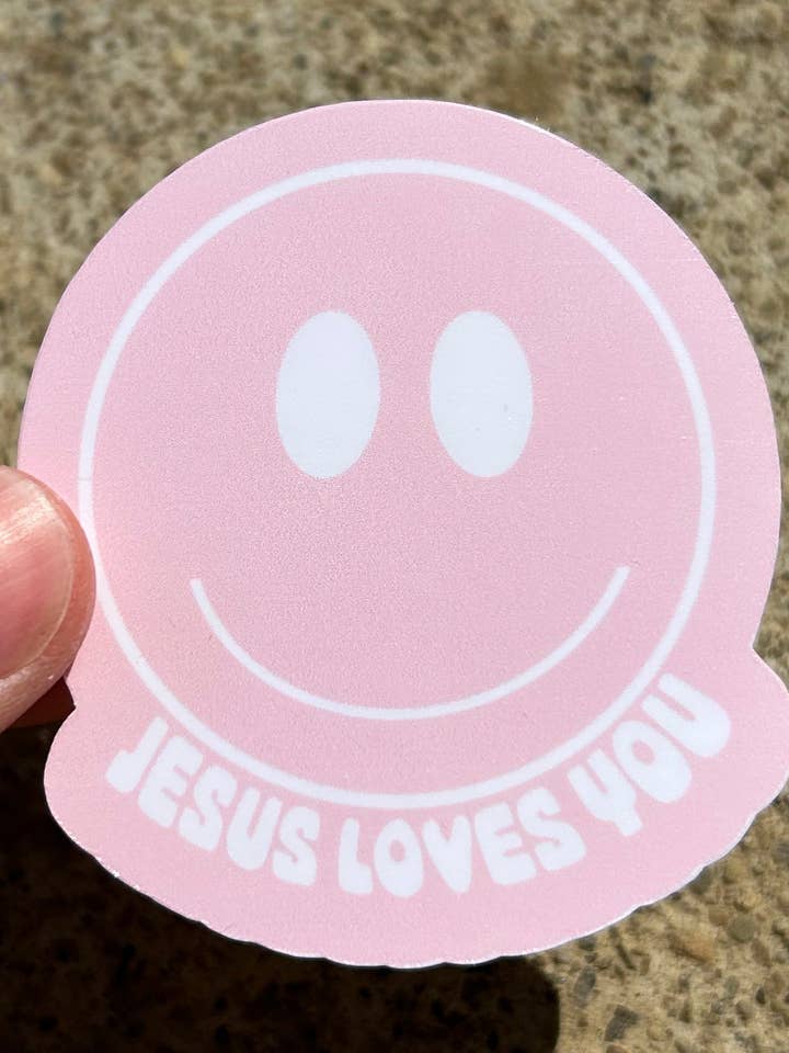 Jesus liebt dich Aufkleber für den Großhandel von Hannah Elise Co