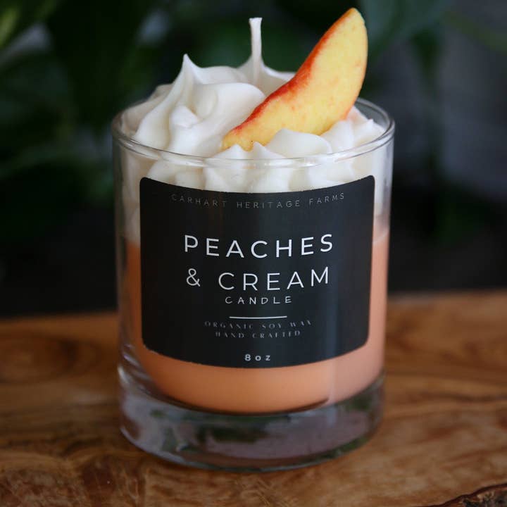 Carhart Heritage Farms - Wholesale Novelty Candle - Peaches and Cream Candle1