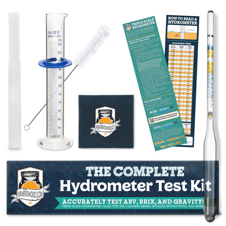 Fermentaholics - Wholesale DIY Drink Kit - Glass Hydrometer Test Kit