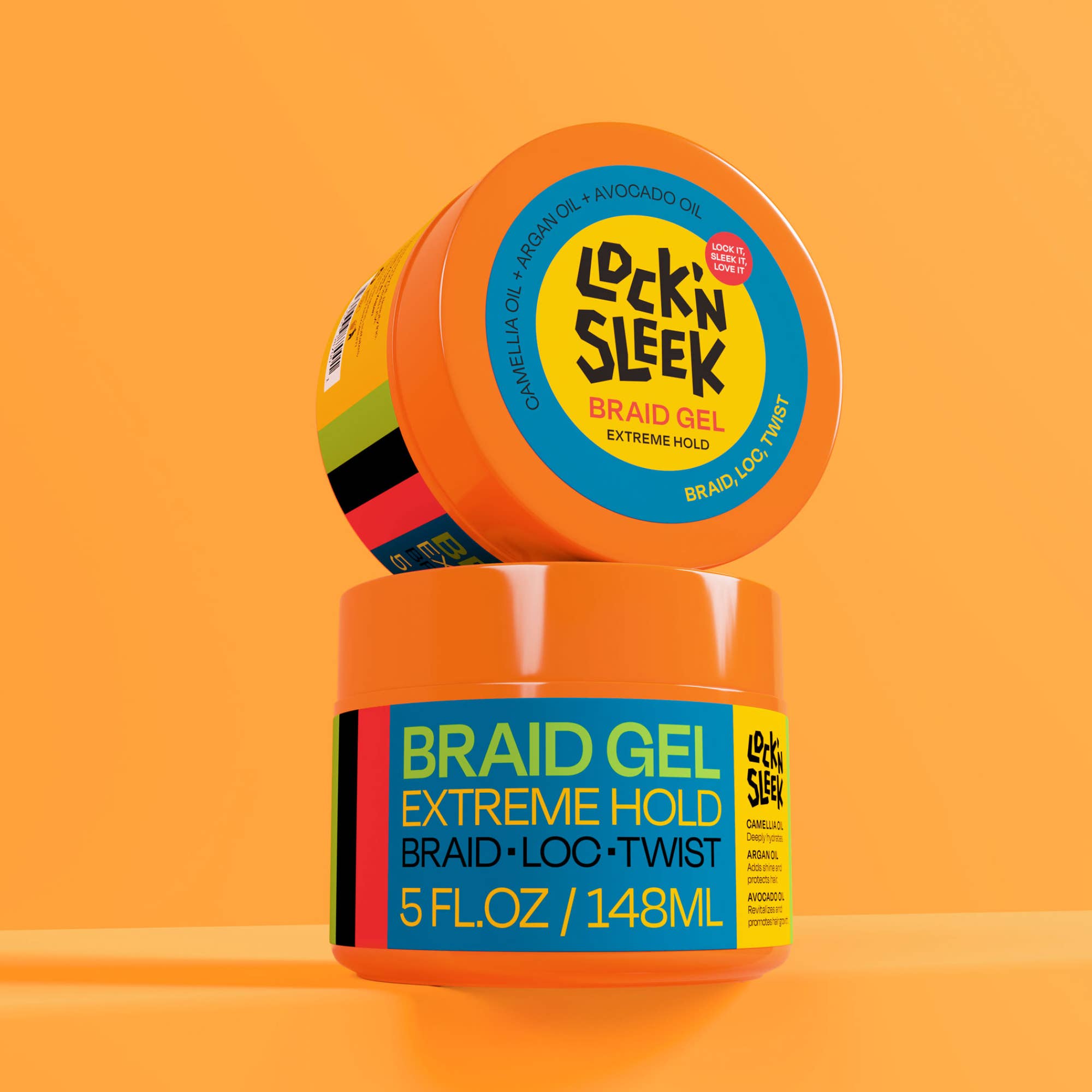 Lock'N Sleek - Wholesale Hair Styling Gel/Mousse - Braid Gel Extreme Hold1