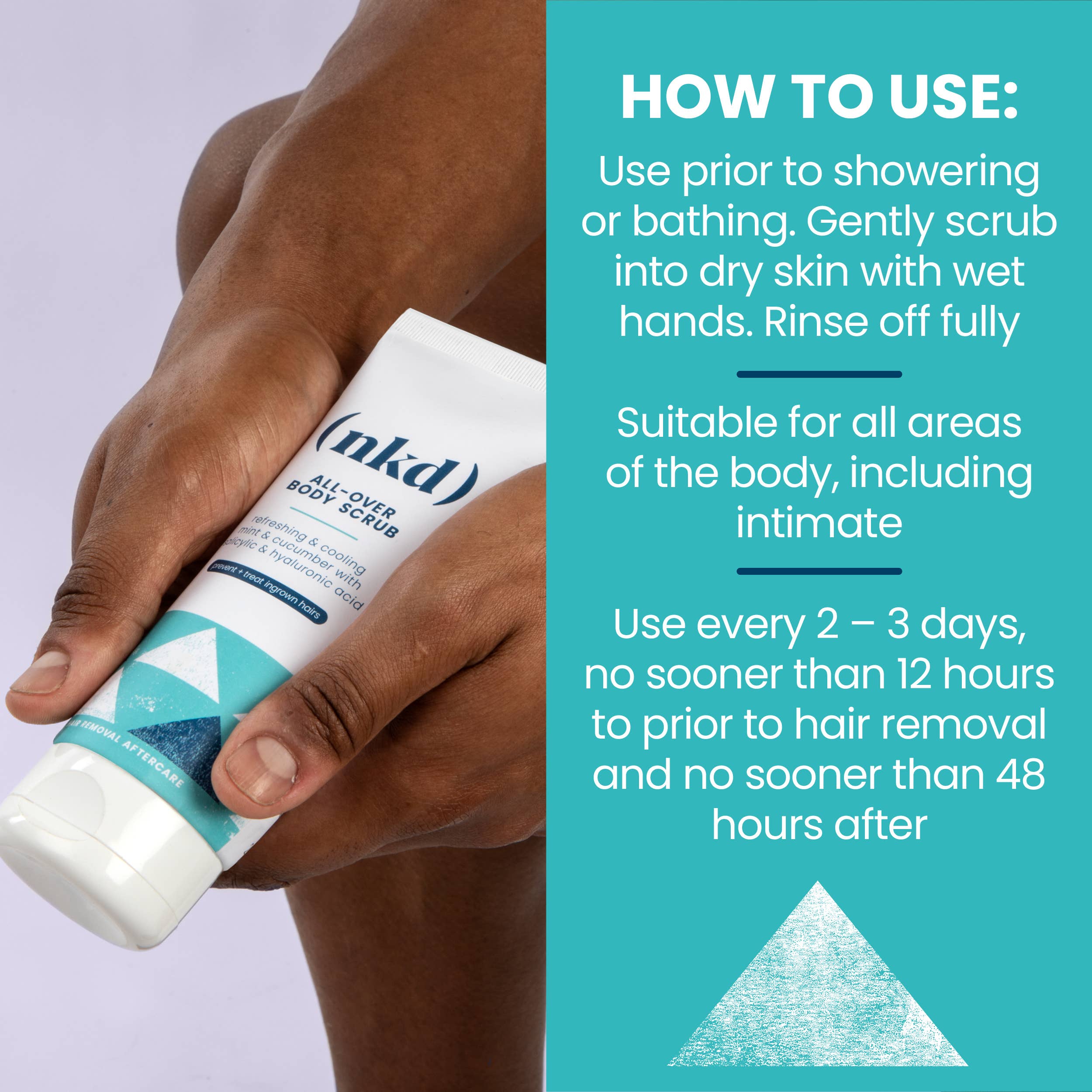 (nkd) – wholesale Body scrub/exfoliant – All-Over Post-Wax Post-Shave Bikini & Body Exfoliating Scrub5