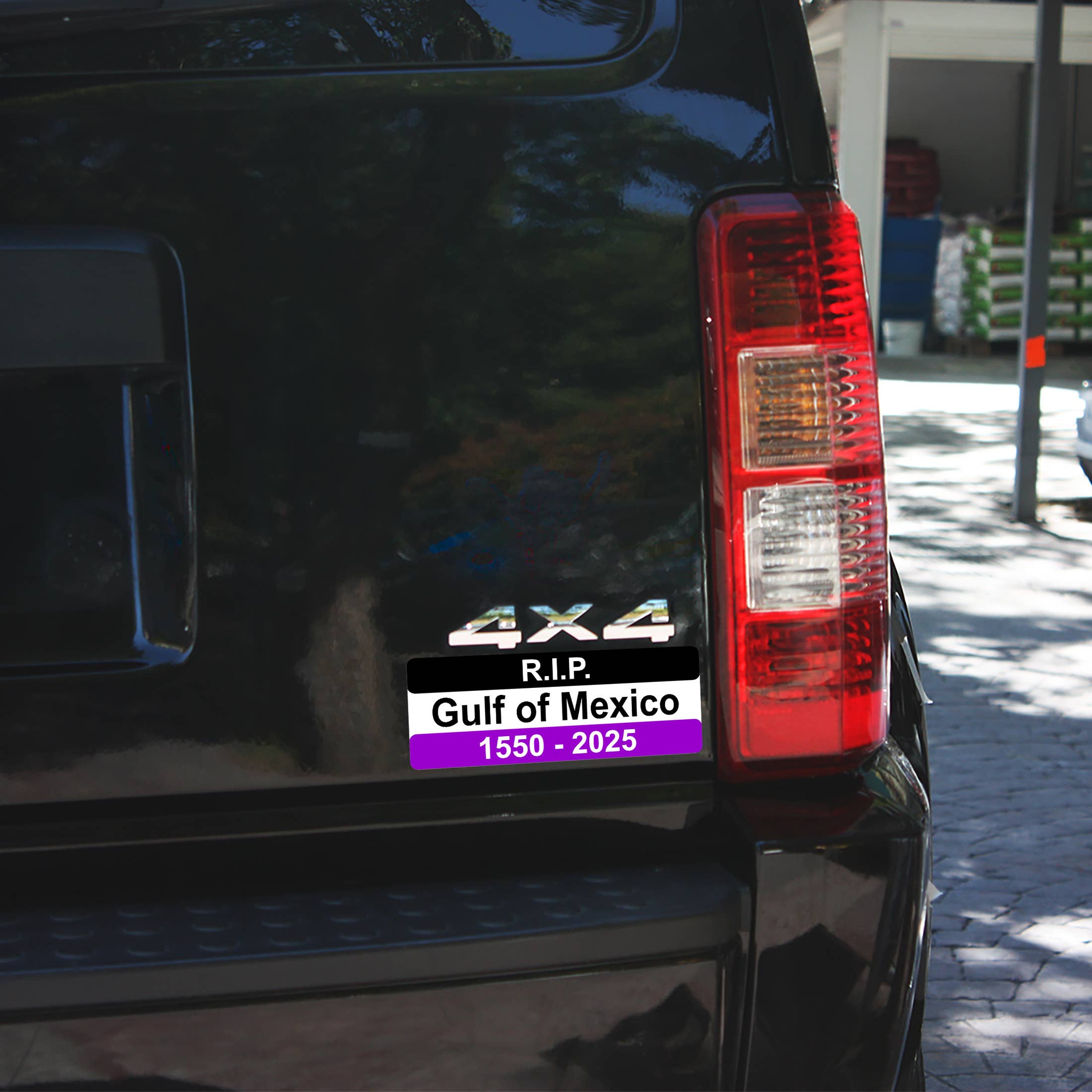 BILLET ONE - Wholesale Sticker - RIP Gulf of Mexico 1550-2025 Political Bumper Sticker FUNNY3