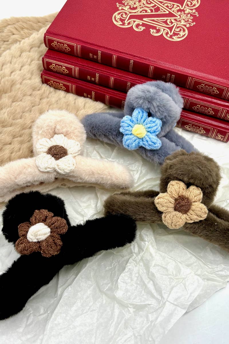 BYREN | ÉLINE L'ATELIER – wholesale Set med håraccessoarer – Dam – Fuskpäls hårklämma YH203YJ4