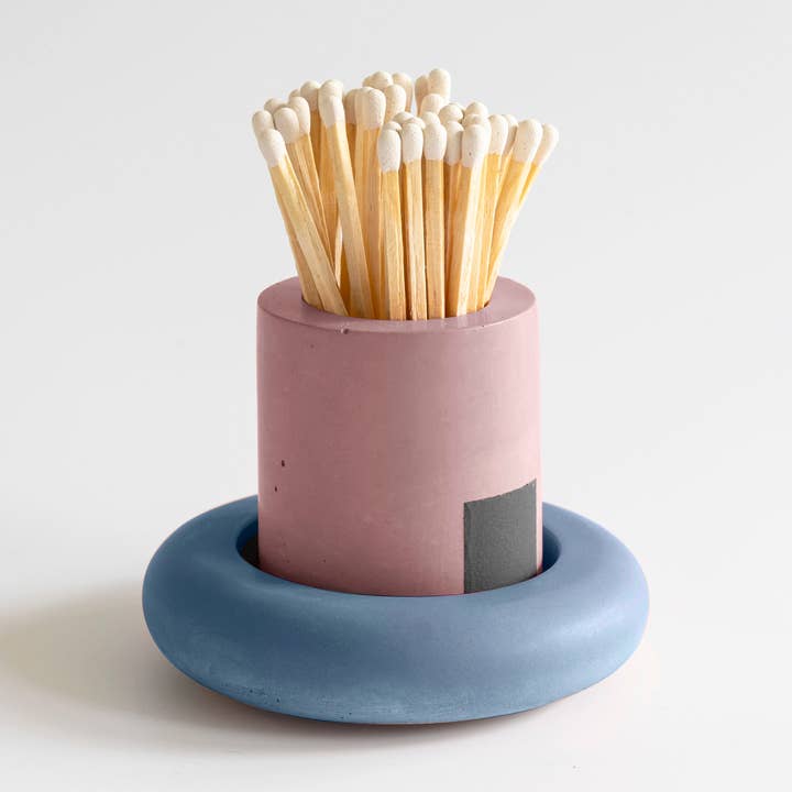 Cylindre + Allumette Attrape Açaï + Marine pour la vente par Tenn Prairie