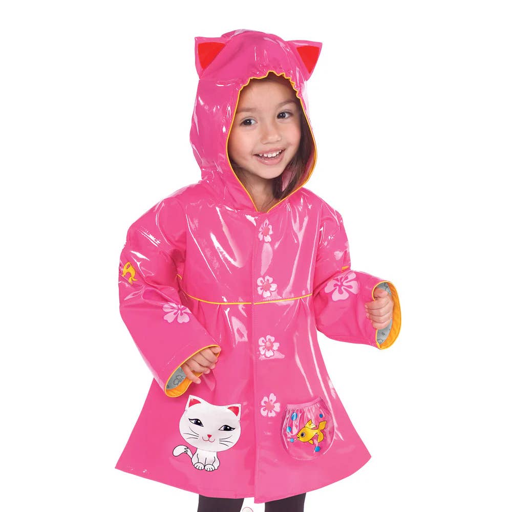 Kidorable – Großhandel Regenmantel – Kinder – Kidorable Regenjacke Lucky Cat mit Kidorable geschnitztem Kleiderbügel6