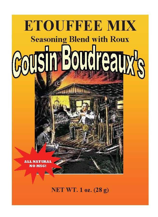 Cousin Boudreaux's Cajun Foods - Wholesale Dried Spice Mix - Cousin Boudreaux's Etouffee Mix1