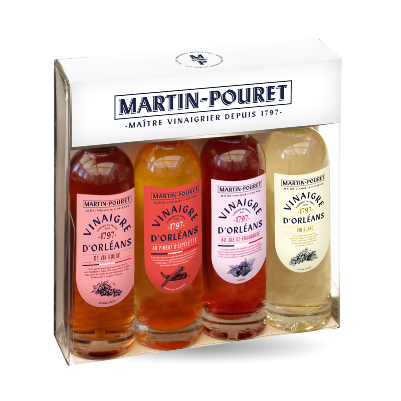 Martin-Pouret - Wholesale Vinegar - “Discovery 4 Vinegars 10cl” box0