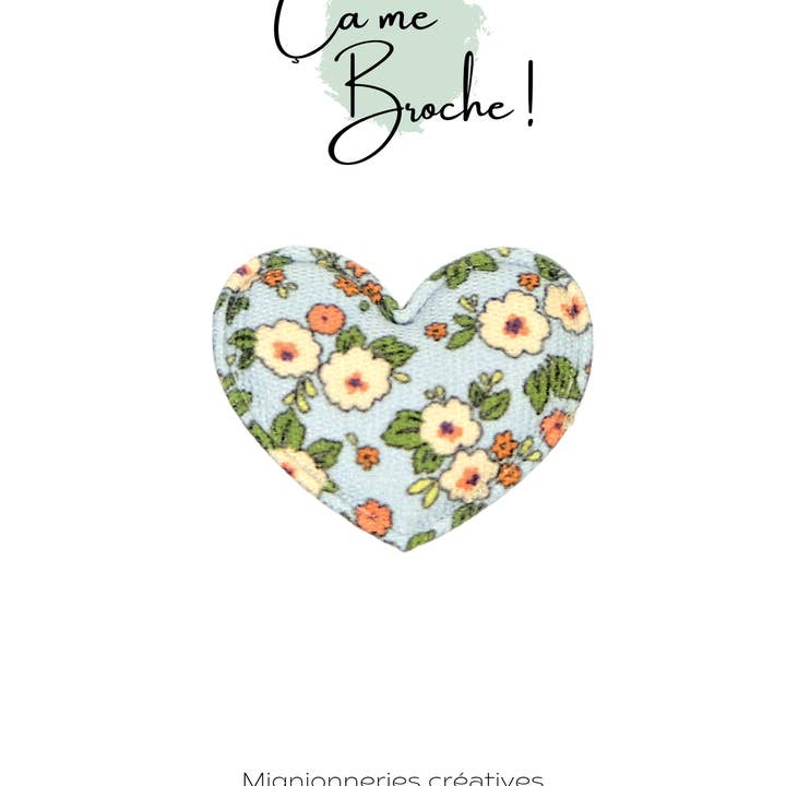 Camebroche - Wholesale Brooch - Flower heart brooches1