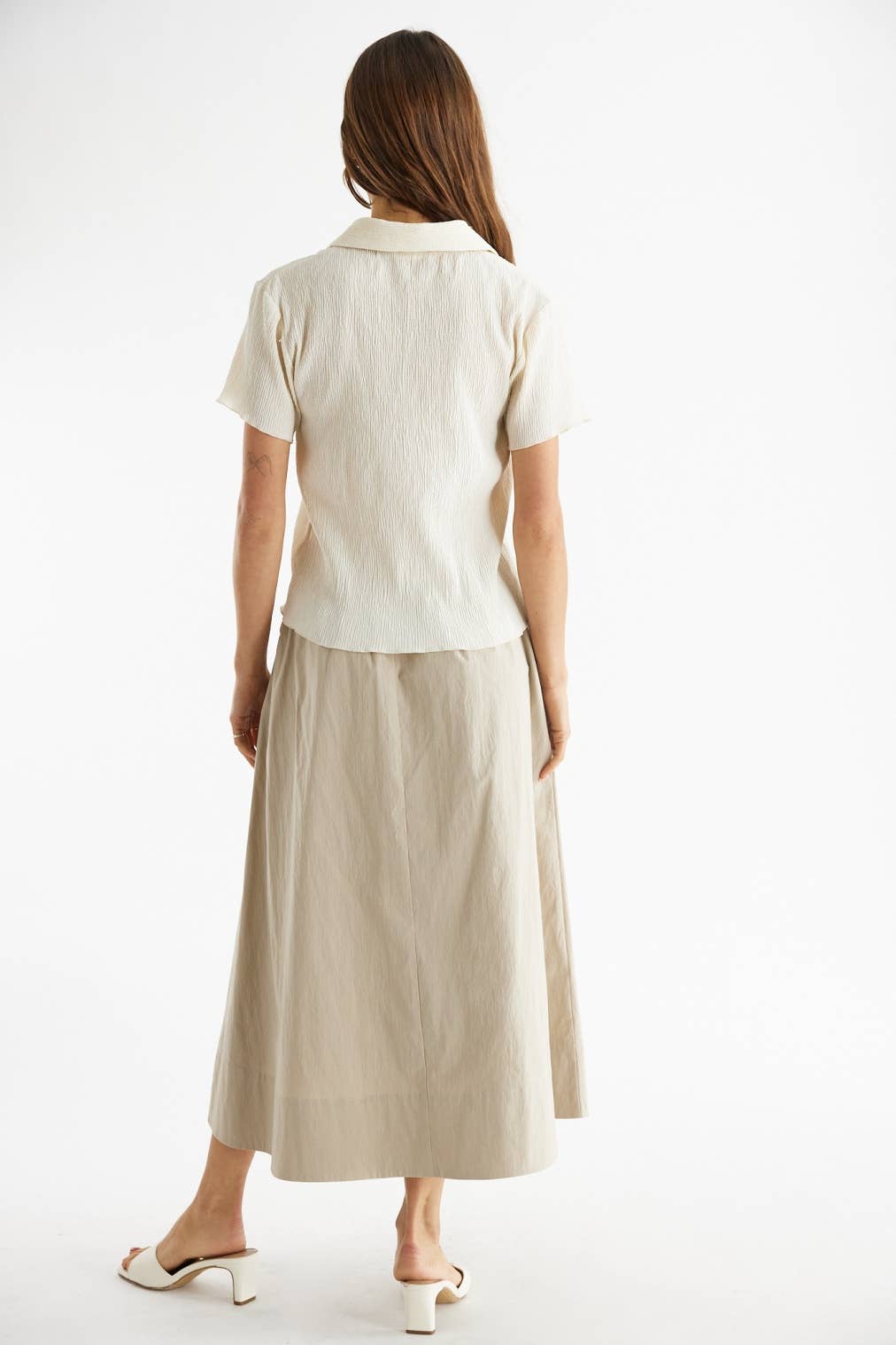 All Row - Vente Chemise à col boutonné – femme - Le haut Linnea27